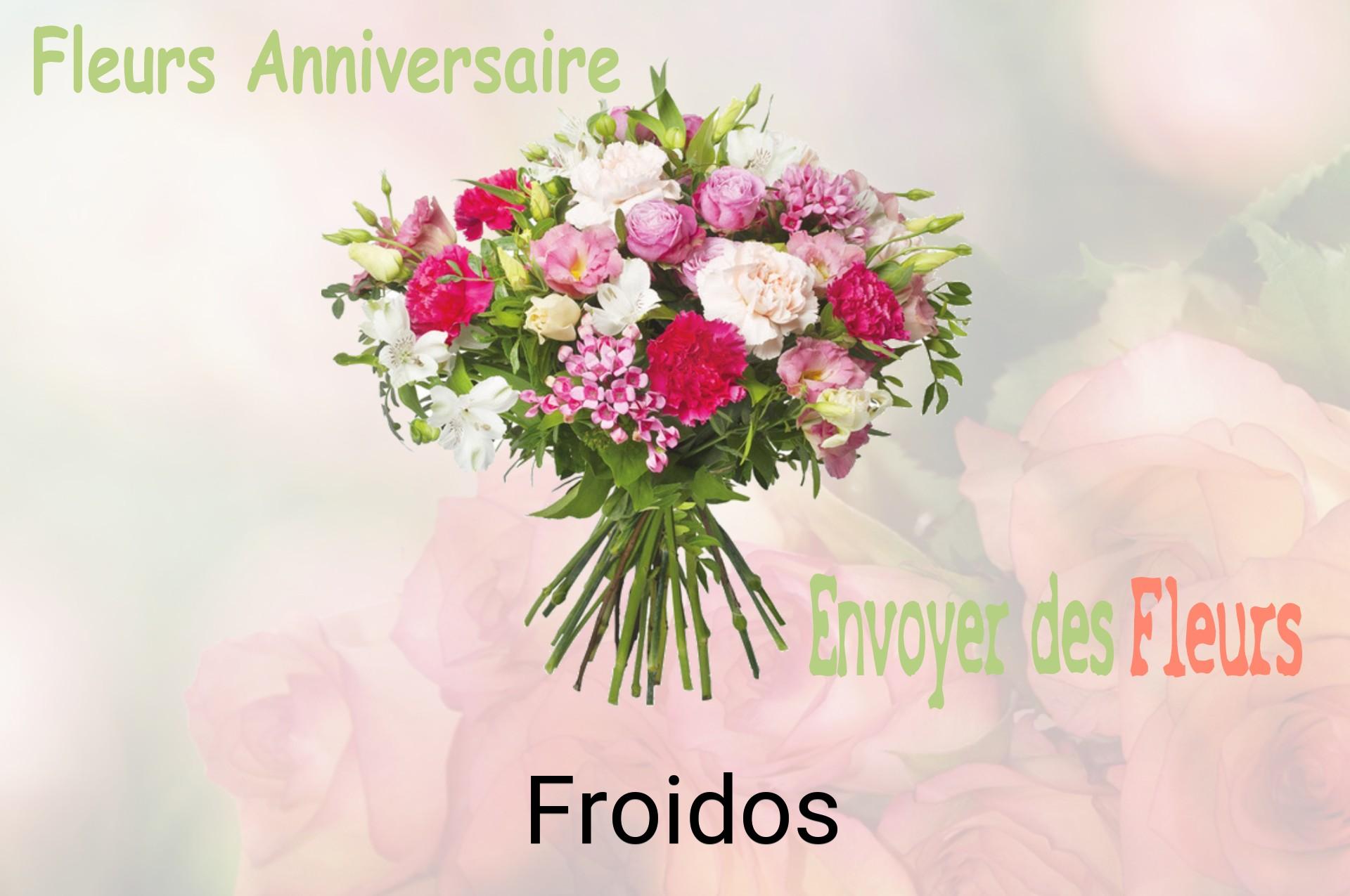 Bouquet de fleurs d’anniversaire livré à Froidos