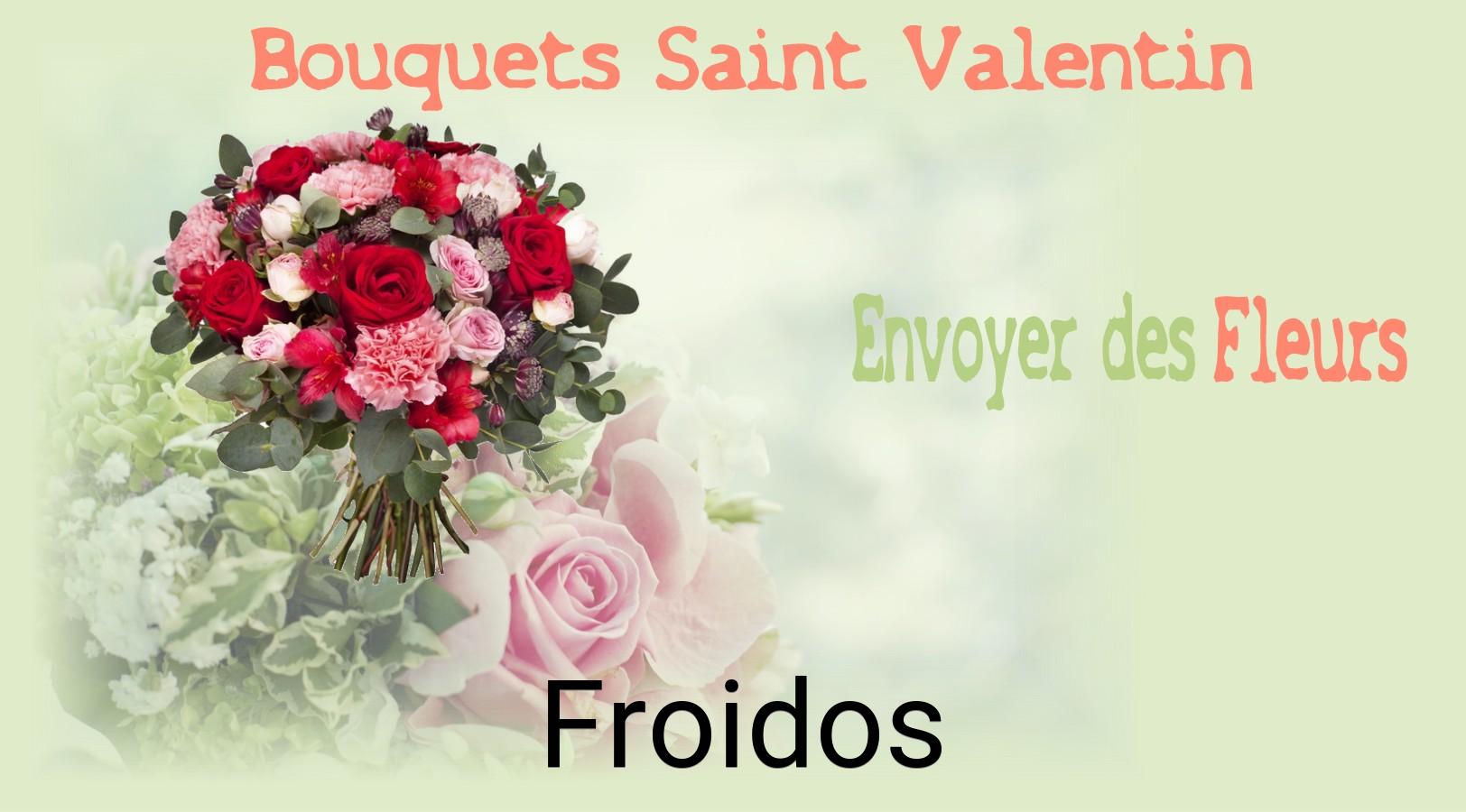 Roses de Saint-Valentin livrées à Froidos